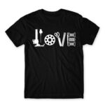 Love Tailor Black Men's T-shirt for Tailor, Work