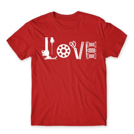 Love Tailor Red Men's Tee for Tailor, Work