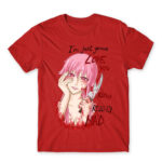 Love you really mad Red Men's T-shirt for Anime, The Future Diary