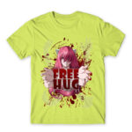 Lucy Free Hug Apple Green Men's T-shirt for Anime, Elfen Lied