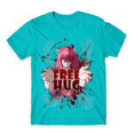 Lucy Free Hug Atoll Blue Men's T-shirt for Anime, Elfen Lied