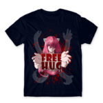Lucy Free Hug Navy Men's Tee for Anime, Elfen Lied