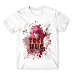 Lucy Free Hug White Men's Tee for Anime, Elfen Lied