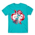 Lucy up and down Atoll Blue Men's Tee for Anime, Elfen Lied