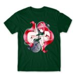 Lucy up and down Bottle Green Men's Tee for Anime, Elfen Lied