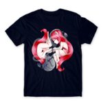 Lucy up and down Navy Men's T-shirt for Anime, Elfen Lied