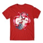 Lucy up and down Red Men's Tee for Anime, Elfen Lied