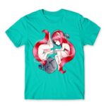 Lucy up and down Turquoise Men's Tee for Anime, Elfen Lied