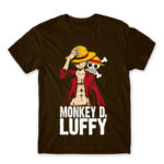 Luffy Color Chocolate Men's T-shirt for Anime, One Piece