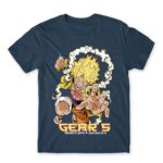 Luffy Gear 5 Denim Men's Tee for Anime, One Piece