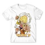 Luffy Gear 5 White Men's T-shirt for Anime, One Piece