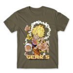 Luffy Gear 5 Zinc Men's T-shirt for Anime, One Piece