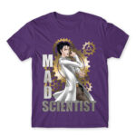 Mad scientist Dark Purple Men's T-shirt for Anime, Steins Gate