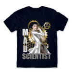 Mad scientist Navy Men's T-shirt for Anime, Steins Gate