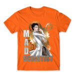 Mad scientist Orange Men's T-shirt for Anime, Steins Gate