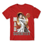 Mad scientist Red Men's T-shirt for Anime, Steins Gate
