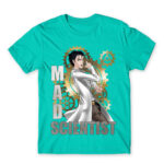 Mad scientist Turquoise Men's T-shirt for Anime, Steins Gate
