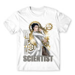 Mad scientist White Men's T-shirt for Anime, Steins Gate