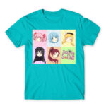 Madoka Squad Atoll Blue Men's Tee for Anime, Puella Magi Madoka Magica