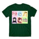 Madoka Squad Bottle Green Men's Tee for Anime, Puella Magi Madoka Magica