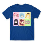 Madoka Squad Royal Blue Men's T-shirt for Anime, Puella Magi Madoka Magica