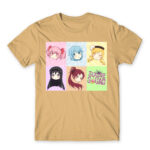 Madoka Squad Sand Men's T-shirt for Anime, Puella Magi Madoka Magica
