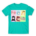 Madoka Squad Turquoise Men's Tee for Anime, Puella Magi Madoka Magica