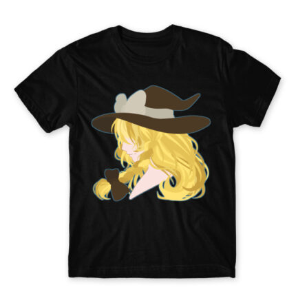 Magician Black Men's T-shirt for Anime, Touhou