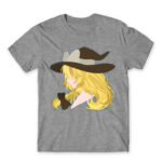 Magician Grey Melange Men's T-shirt for Anime, Touhou