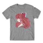Maiden Grey Melange Men's Tee for Anime, Touhou