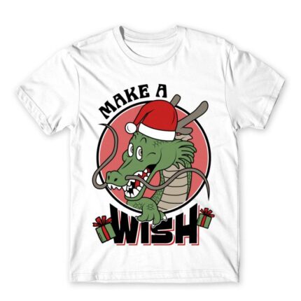 Make a wish White Men's T-shirt for Anime, Dragon Ball