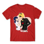 Marichat Red Men's T-shirt for Anime, Miraculous Ladybug