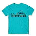 Marlbrando Atoll Blue Men's T-shirt for Brand Parody, Funny
