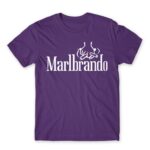 Marlbrando Dark Purple Men's Tee for Brand Parody, Funny