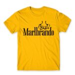 Marlbrando Gold Men's T-shirt for Brand Parody, Funny