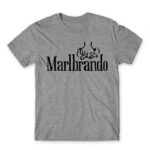 Marlbrando Grey Melange Men's Tee for Brand Parody, Funny