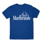 Marlbrando Royal Blue Men's Tee for Brand Parody, Funny