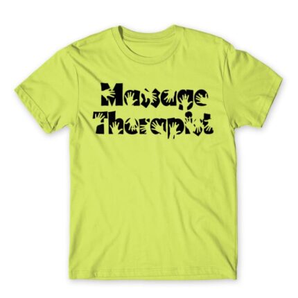 Massage therapist Apple Green Men's Tee for Massage Therapist, Work