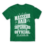 Massage Therapist Father Kelly Green Men's T-shirt for Massage Therapist, Work