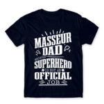 Massage Therapist Father Navy Men's T-shirt for Massage Therapist, Work