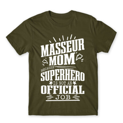 Massage Therapist Mother Army Men's T-shirt for Massage Therapist, Work