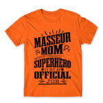 Massage Therapist Mother Orange Men's T-shirt for Massage Therapist, Work