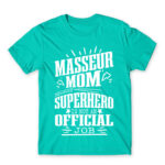 Massage Therapist Mother Turquoise Men's T-shirt for Massage Therapist, Work
