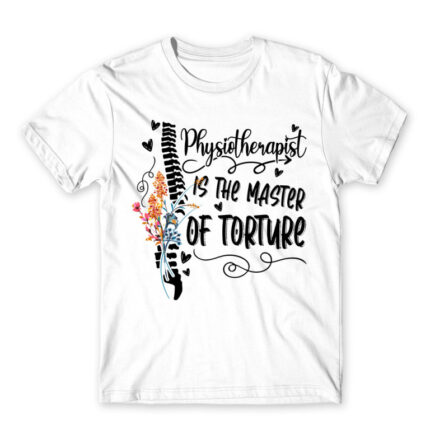 Master of Torture White Men's Tee for Physiotherapist, Work