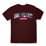 Merry Christmas – Naruto Burgundy Men's T-shirt for Anime, Naruto