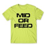 Mid Or Feed Apple Green Men's T-shirt for Gaming, League Of Legends