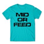Mid Or Feed Atoll Blue Men's T-shirt for Gaming, League Of Legends