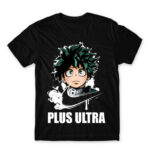 Midoriya Izuki Black Men's Tee for Anime, My Hero Academia