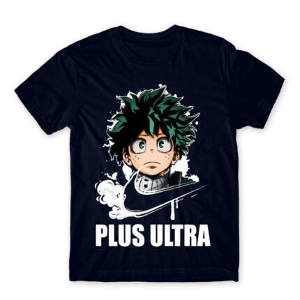 Midoriya Izuki Navy Men's T-shirt for Anime, My Hero Academia
