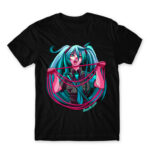 Miku Loves War Black Men's T-shirt for Anime, Vocaloid
